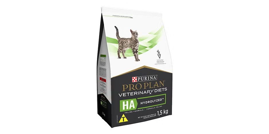 Alimento premium para gatos, como esta bolsa de PRO PLAN® Hidrolizado.