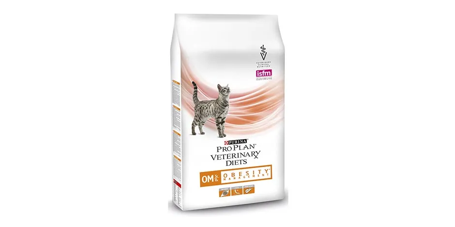 Alimento PRO PLAN® Overweight Management para gato gordo o con sobrepeso.